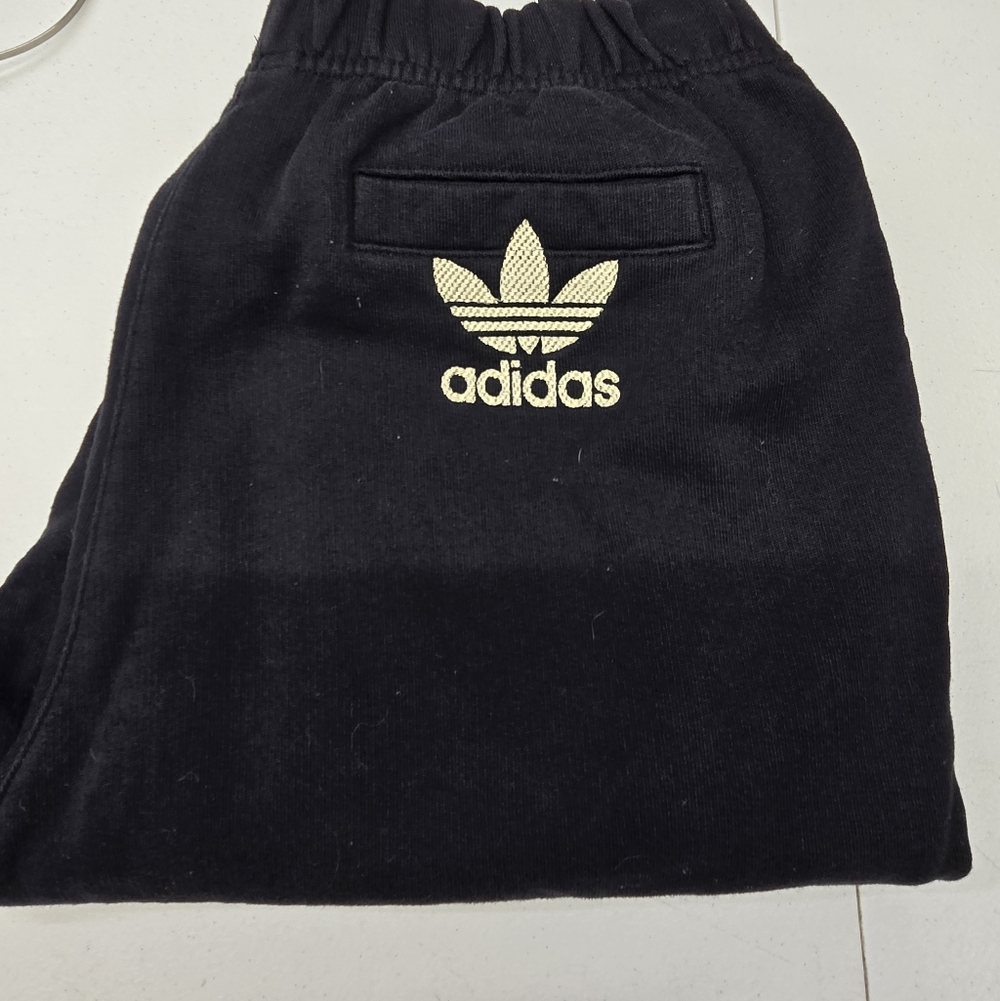 Adidas‎ Pants Womens Originals Premium Joggers Athletic Small Black Pant